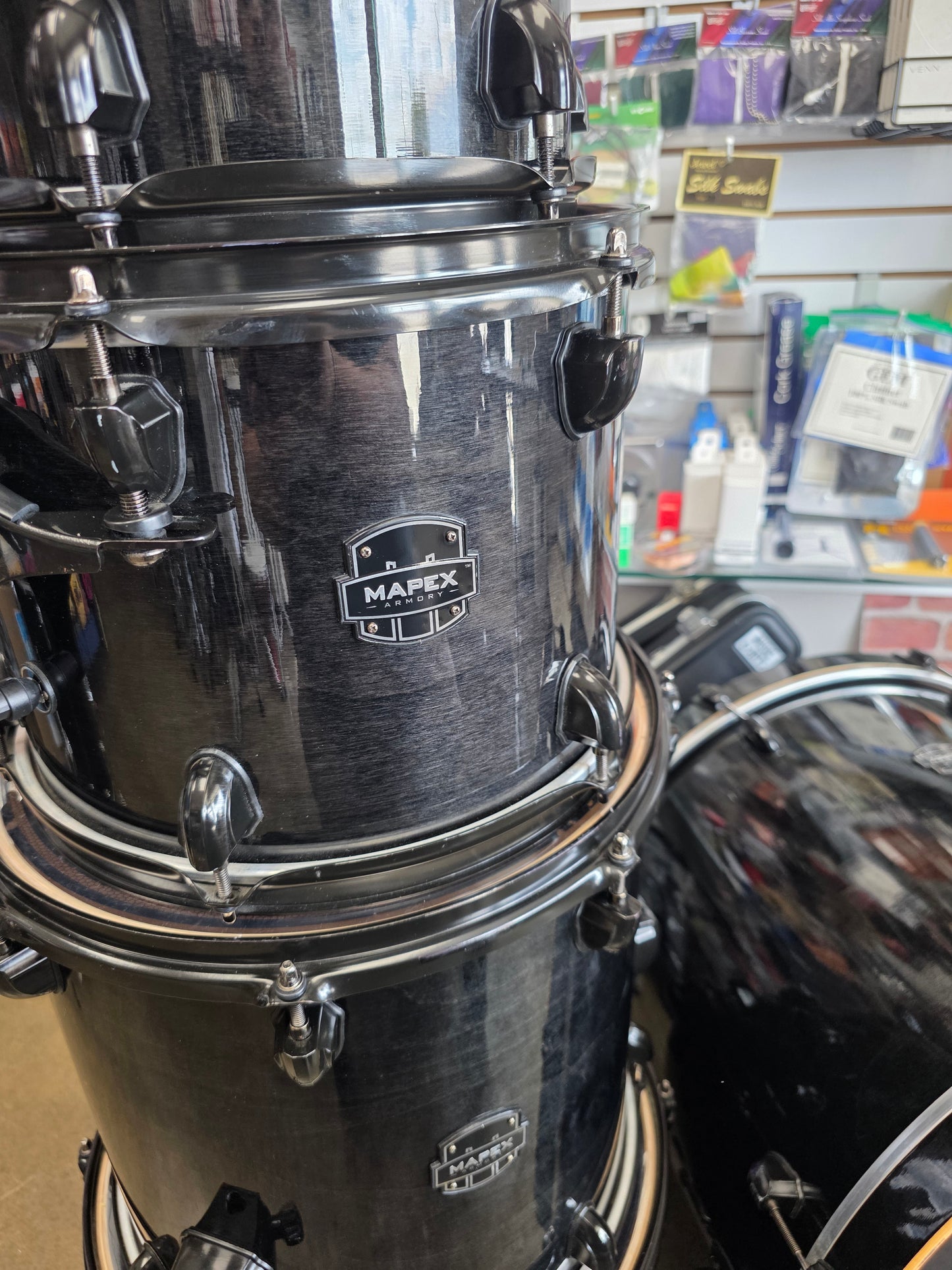 Mapex Armory 5-piece Drum Set - Transparent Black (shell pack only)