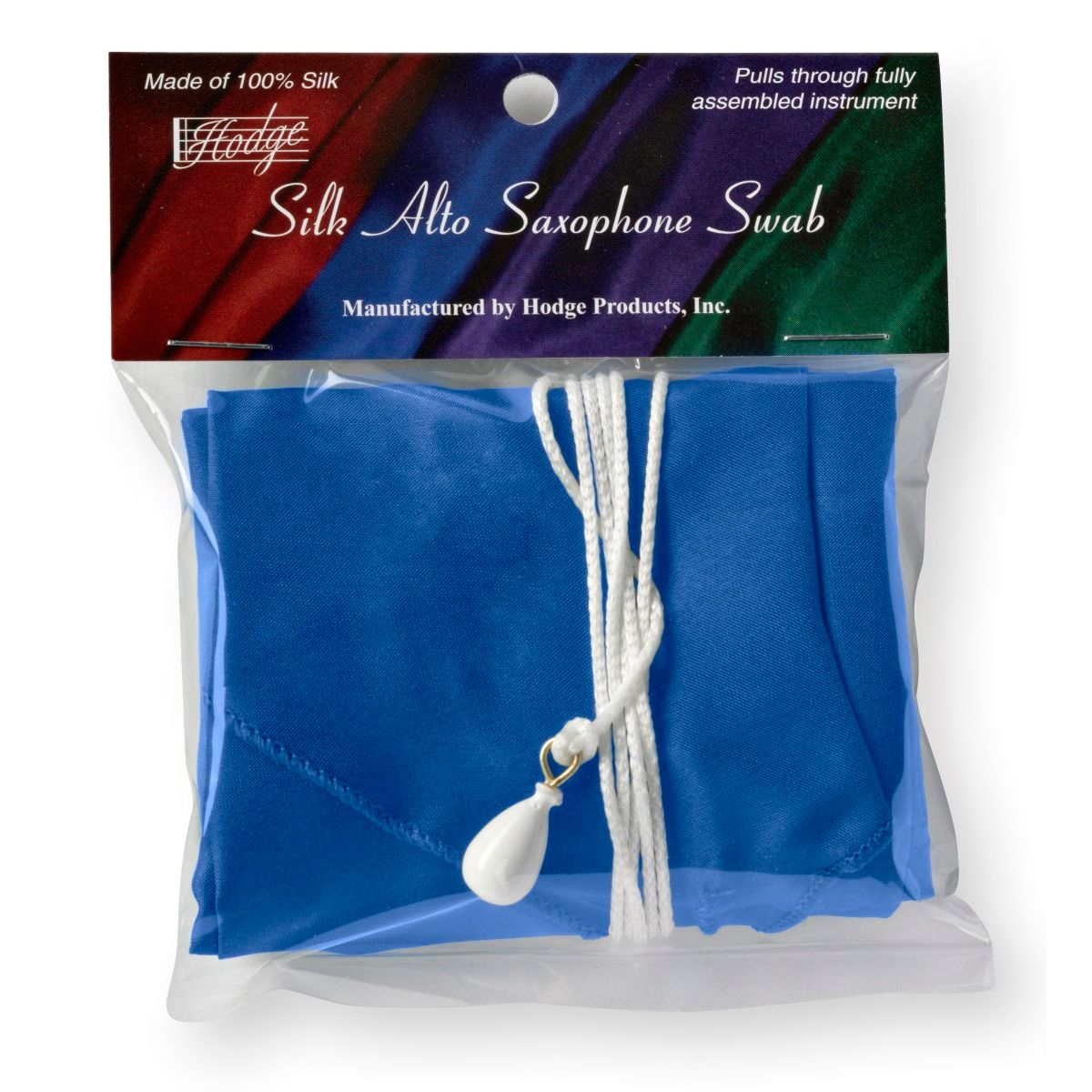 Hodge Silk Alto Sax Swab-Blue