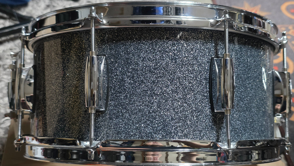 Gretsch 14x6.5  Catalina Maple Snare Drum - Black Stardust Silver Sparkle