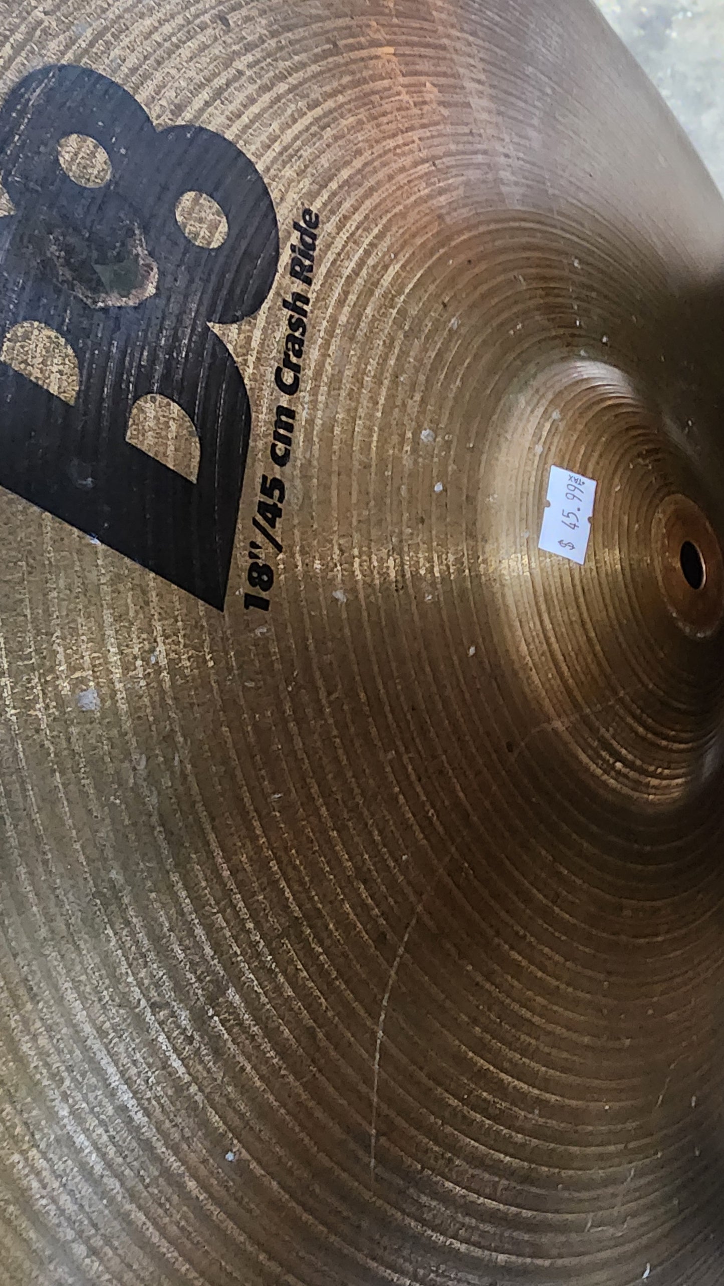 Platillo crash/ride Sabian B8 de 18"