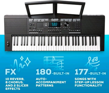 ALESIS HARMONY 61 PRO Keyboard w/ Stand & Bench Combo
