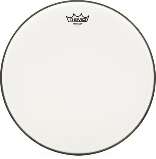 Remo Ambassador Smooth White Batter Drumhead - 15 inch