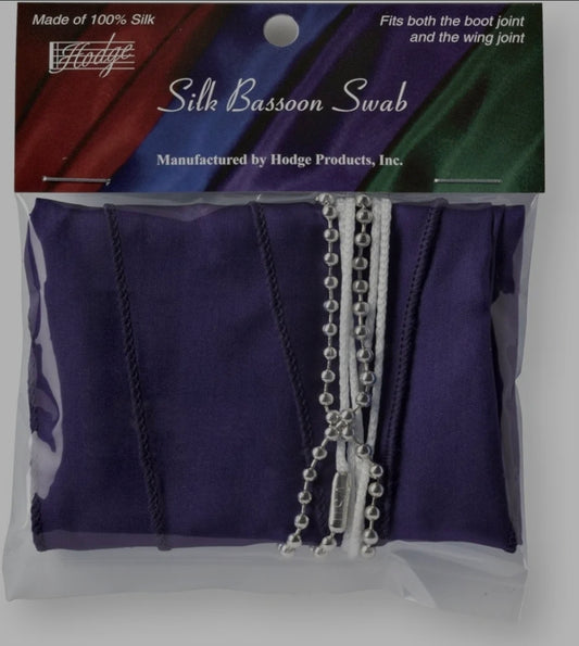 Hodge Silk Bassoon Swab-Purple