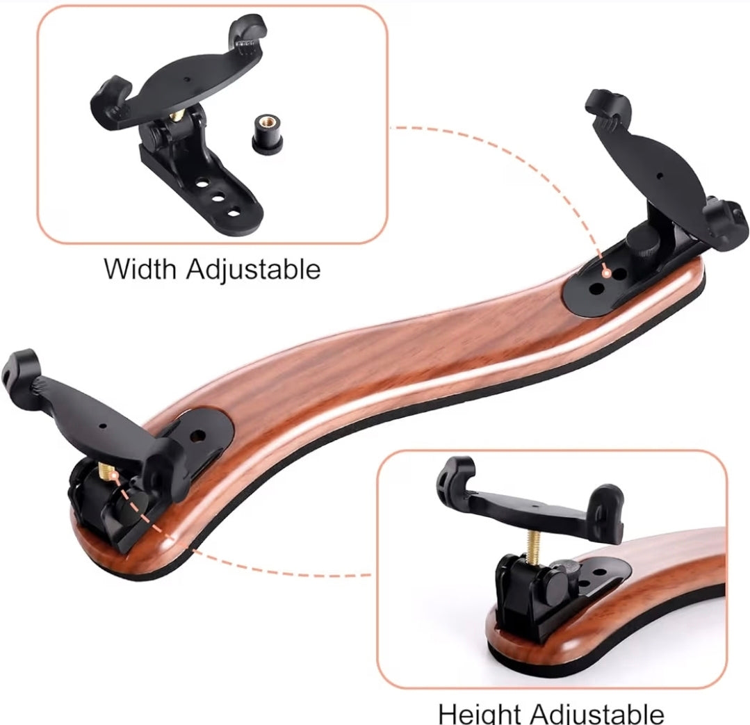 Shoulder Rest - Wood Grain Finish