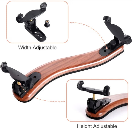 Shoulder Rest - Wood Grain Finish