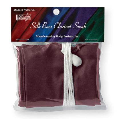Hodge Silk Oboe Swab-Burgundy
