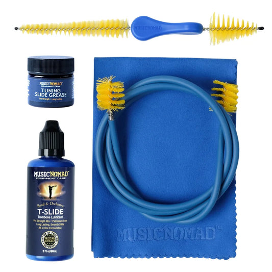 Music Nomad Premium Trombone Cleaning & Care Kit – 5 pc.