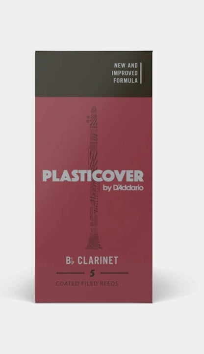 Plasticover by D'Addario Bb Clarinet Reeds
Strength 3.5, 5-Pack