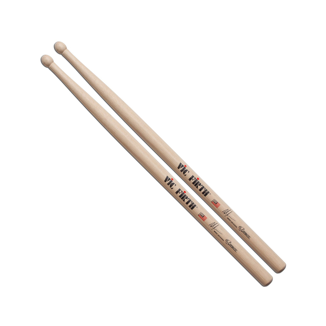 Vic Firth Corpsmaster Mike Jackson Drum Sticks - Wood Tip