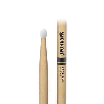 PROMARK Classic Forward 2B Hickory Drumsticks, (Nylon Tip) - 1 Pair
