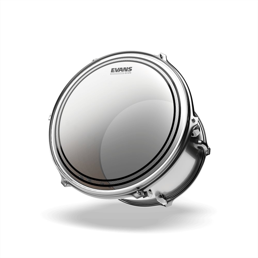 EVANS EC2S Frosted Tom Drum Head, 16 Inch