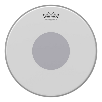 Remo Controlled Sound X Coated Snare Batter w/ Reverse Dot Drumhead - 14 inch