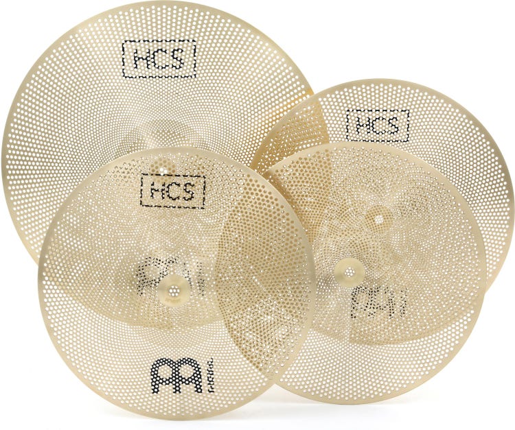 Meinl Cymbals HCS Practice/Silent Cymbal Set - 14/16/20-inch