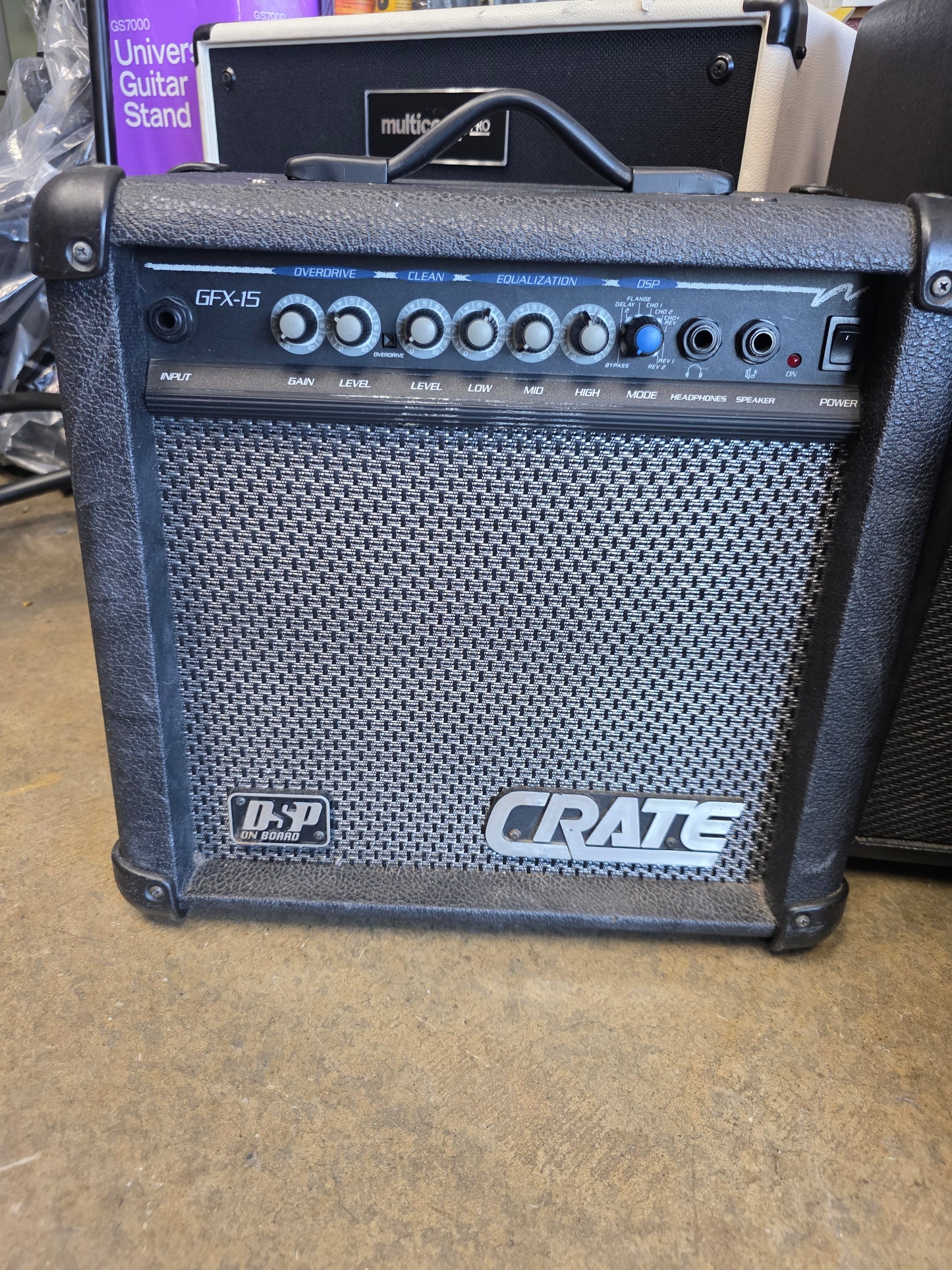 Crate GFX-15 1x8 Guitar Combo Amp with DSP Effects Amp