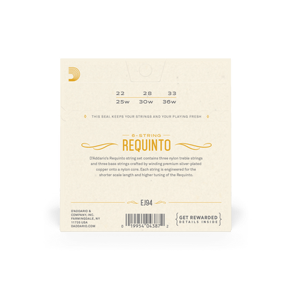 D'Addario Requinto Normal Tension String Set Guitar Strings (EJ94)