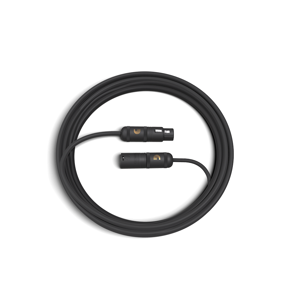D'Addario American Stage XLR Microphone/Powered Speaker Cable, XLR to XLR - 25ft.