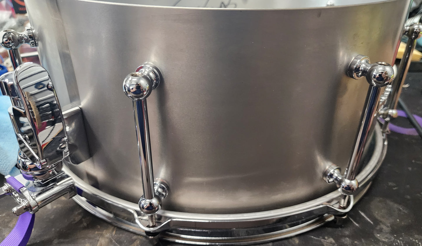 Dunnett Titanium Snare Drum (6.5) 6 1/2 X 14 - 2020 - Raw Finish