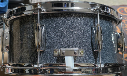 Gretsch 14x6.5  Catalina Maple Snare Drum - Black Stardust Silver Sparkle