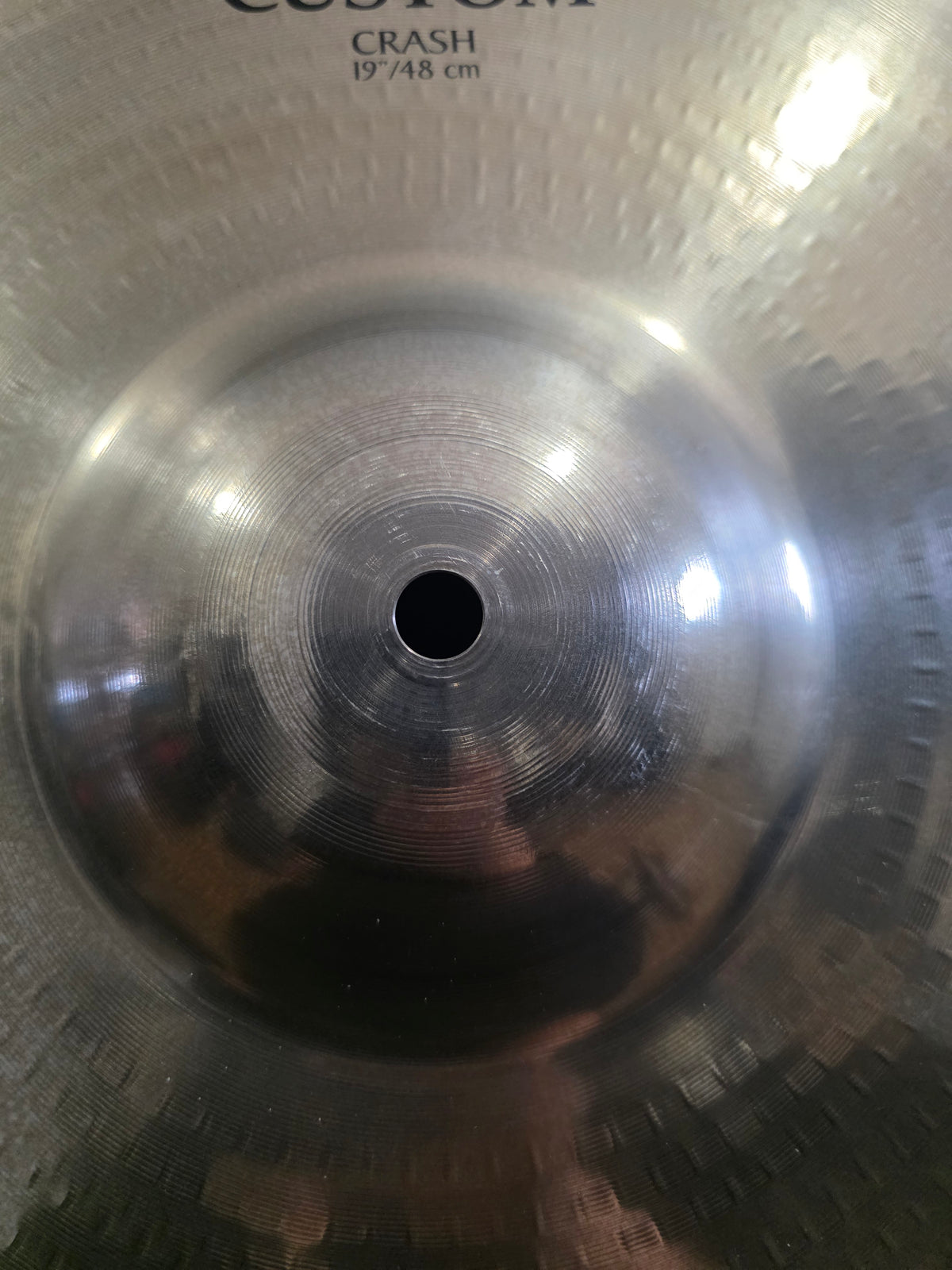 USED - Zildjian A Custom Brilliant Crash Cymbal 19in - GREAT DEAL!