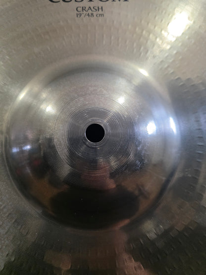 USED - Zildjian A Custom Brilliant Crash Cymbal 19in - GREAT DEAL!