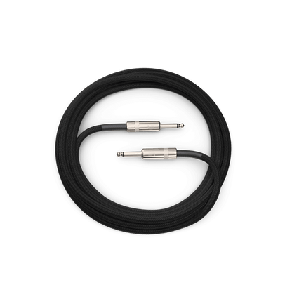 D'Addario Braided Instrument Cable 20 ft. Black, 20ft.