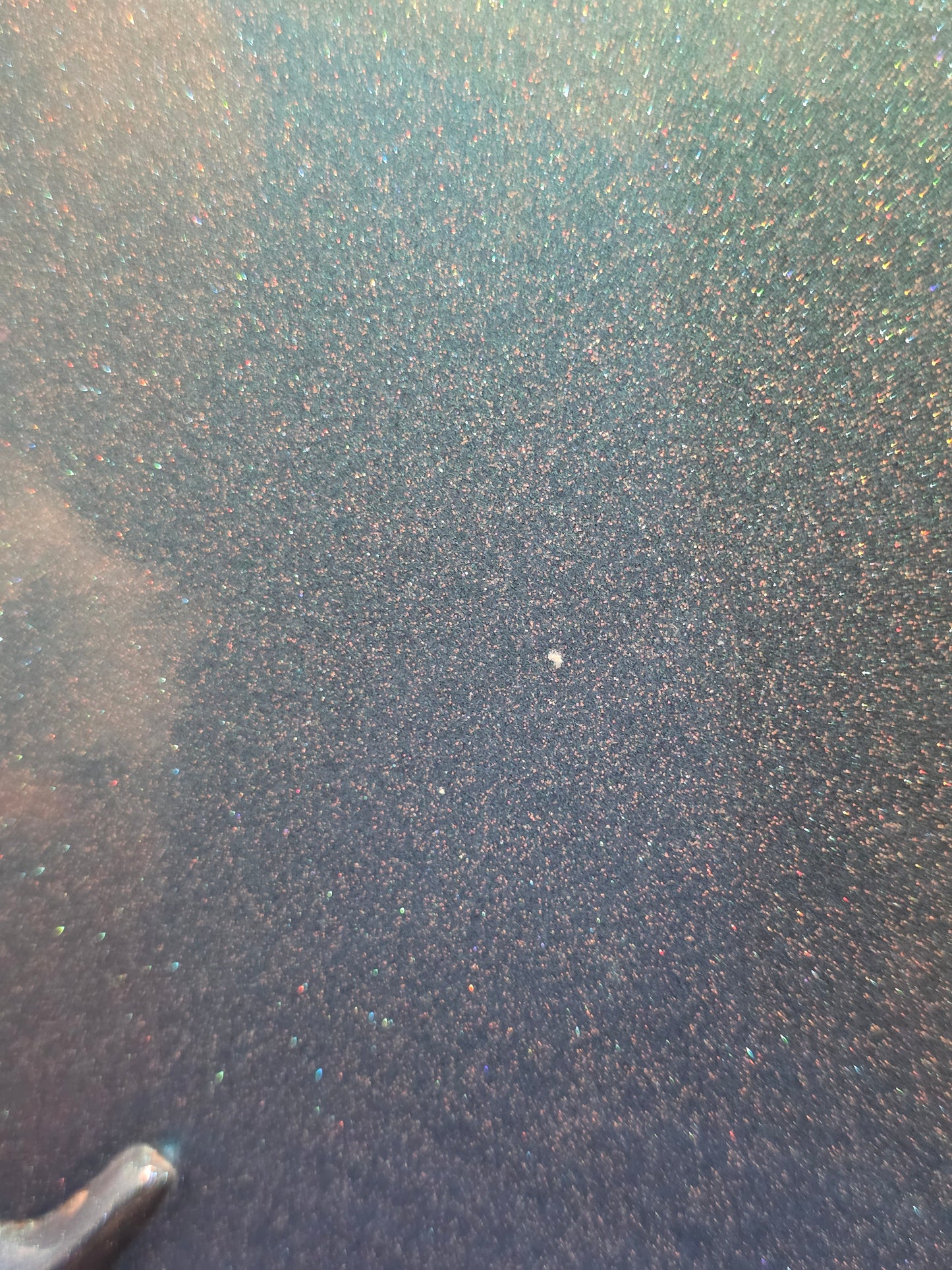 (Tex-Mex Bajo Quinto in light blue sparkle, Cedar wood. (Small blemishes = Big discount!!)