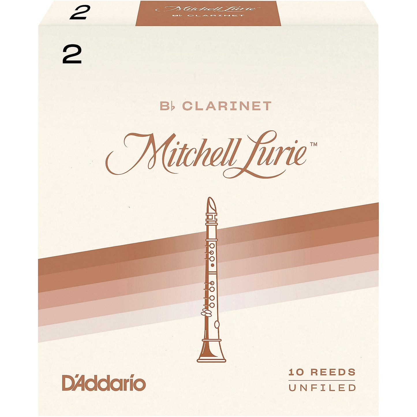 Royal Mitchell Lurie Organic Bb Clarinet Reeds
Strength 2.0, Individually-Sealed, 10-Pack
