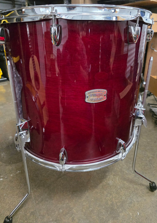 Yamaha Stage Custom Birch Floor Tom 18x16 Cranberry Red