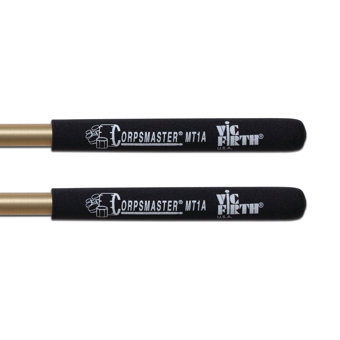 Vic Firth MT1A - Corpsmaster Multi-Tenor - Extra Hard Mallets