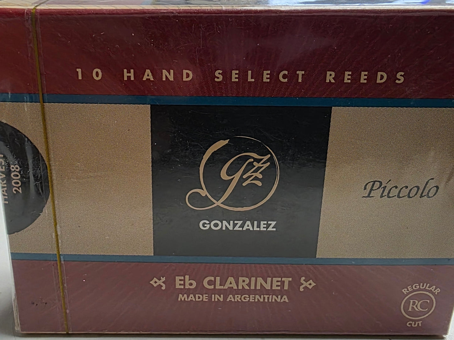 Gonzalez Piccolo Eb
Clarinet Reeds Strength 4.25,box of 10