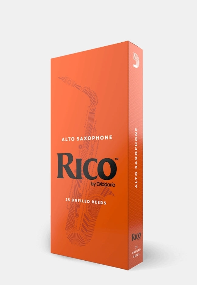 Rico by D'Addario Alto Sax Reeds, Strength 3.0, 25-pack