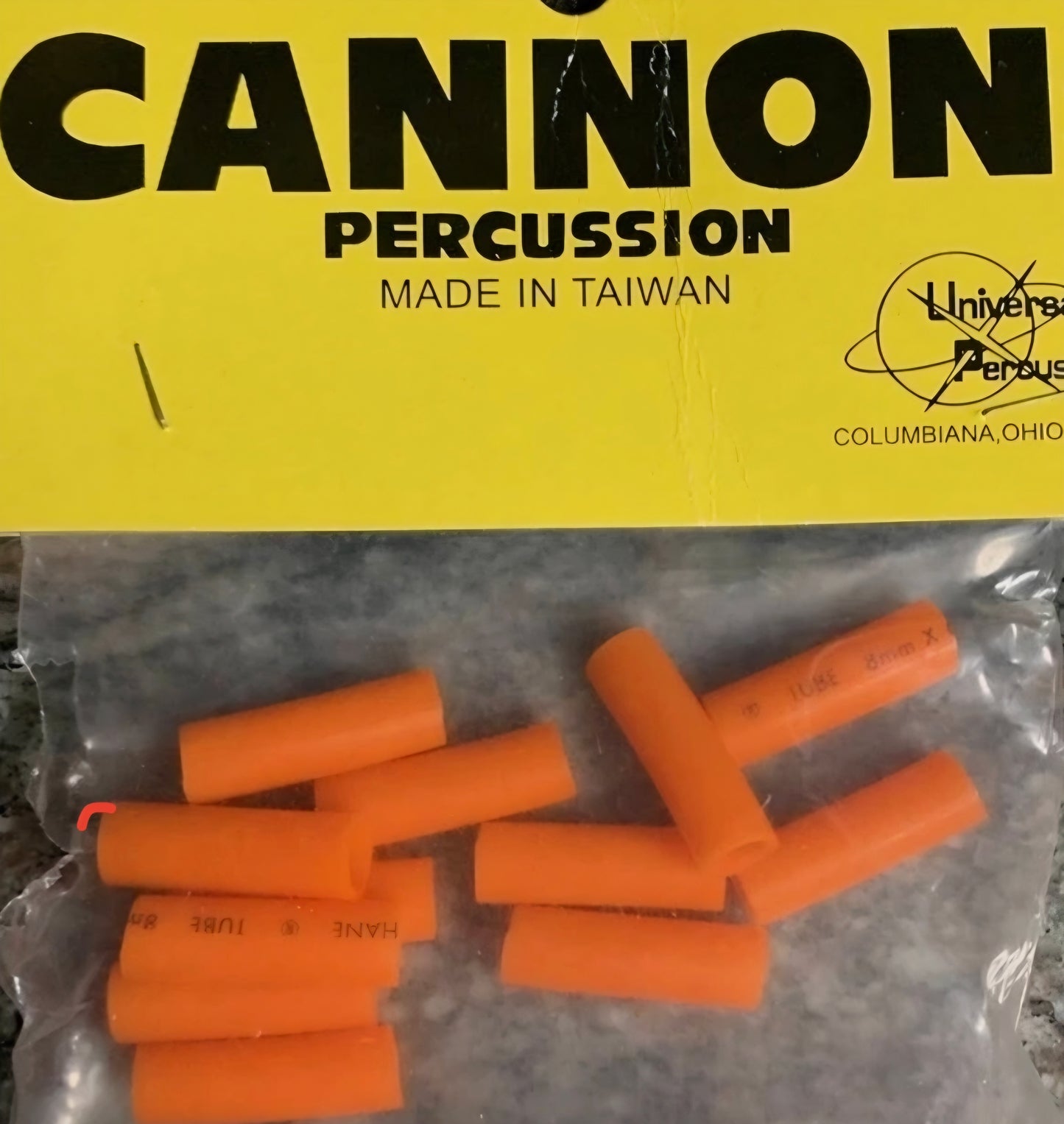 Cannon 6mm Nylon Cymbal Sleeves (12 Pack) - Orange UPCBSN