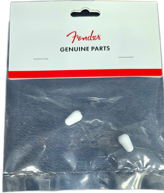 Fender Stratocaster Switch Tips - White (2-pack)