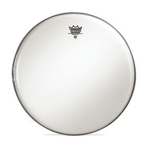 Remo Ambassador Smooth White (Crimplock) Bass Drumhead - 16 inch