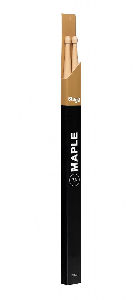 STAGG SM7A Maple Drum sticks with Wood tip - Size 7A